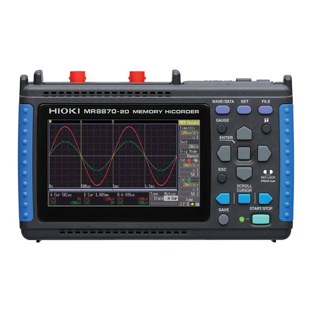 HIOKI MR8870-20 - Memory HiCorder, Memory Recorder 2 CH