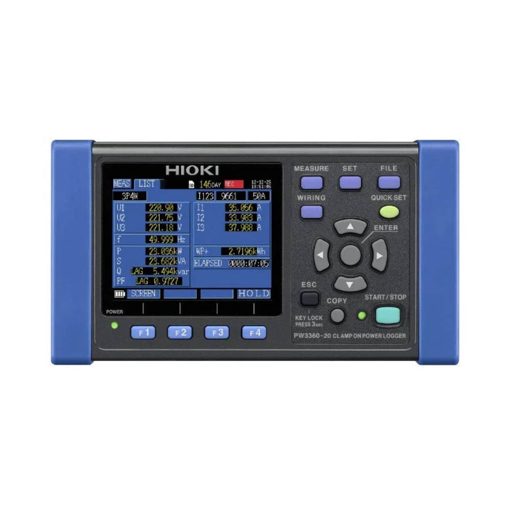 HIOKI PW3360-20 Clamp On Power Logger