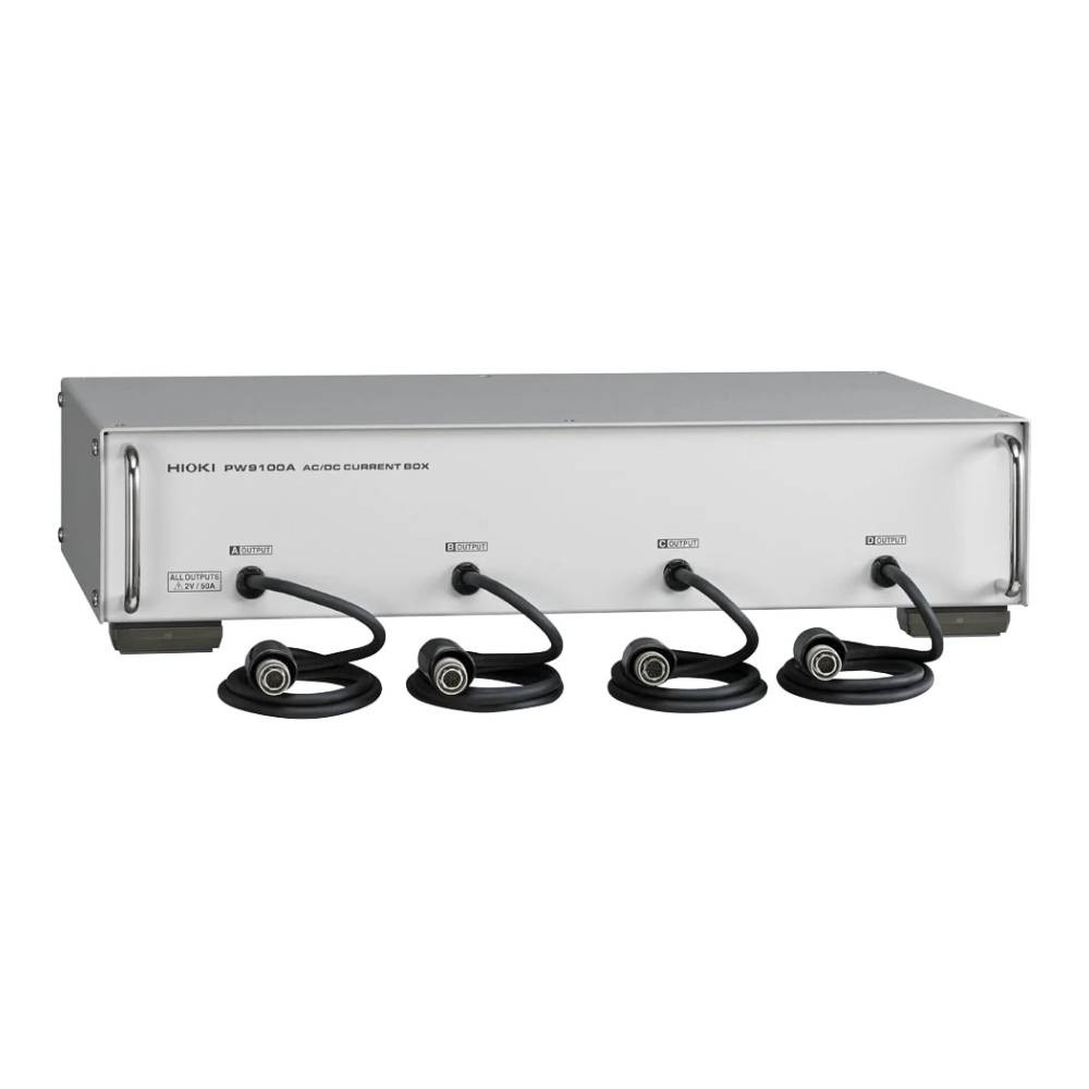 HIOKI PW9100A-4 AC/DC Current Box, 50A, DC to 3.5 MHz, 4 Channel
