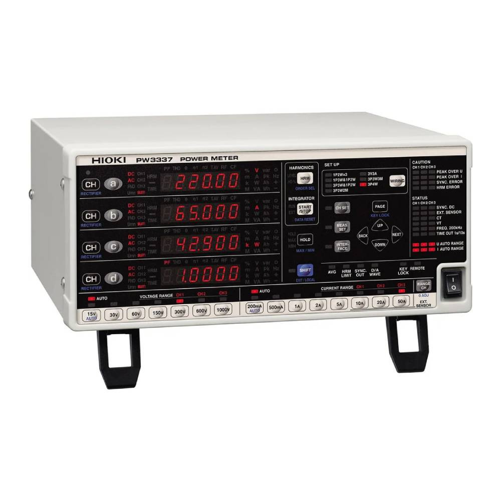 HIOKI PW3336-01 2-Channel AC/DC Benchtop Power Meter with GP-IB Terminal