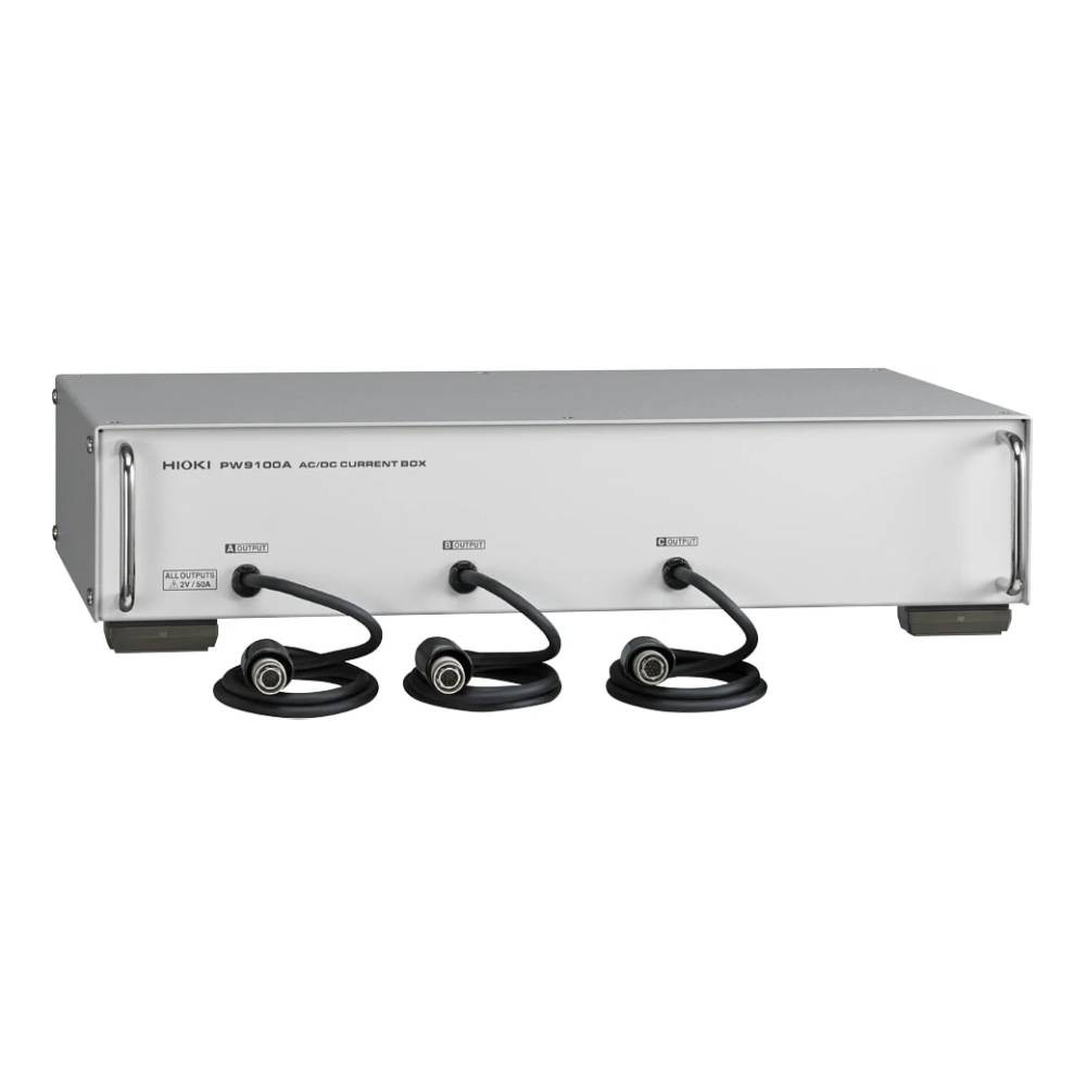 HIOKI PW9100A-3 AC/DC Current Box, 50A, DC to 3.5 MHz, 3 Channel