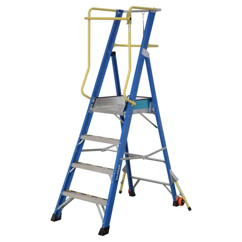 GAZELLE G3804 Fiberglass Platform Ladder 4ft (2m)