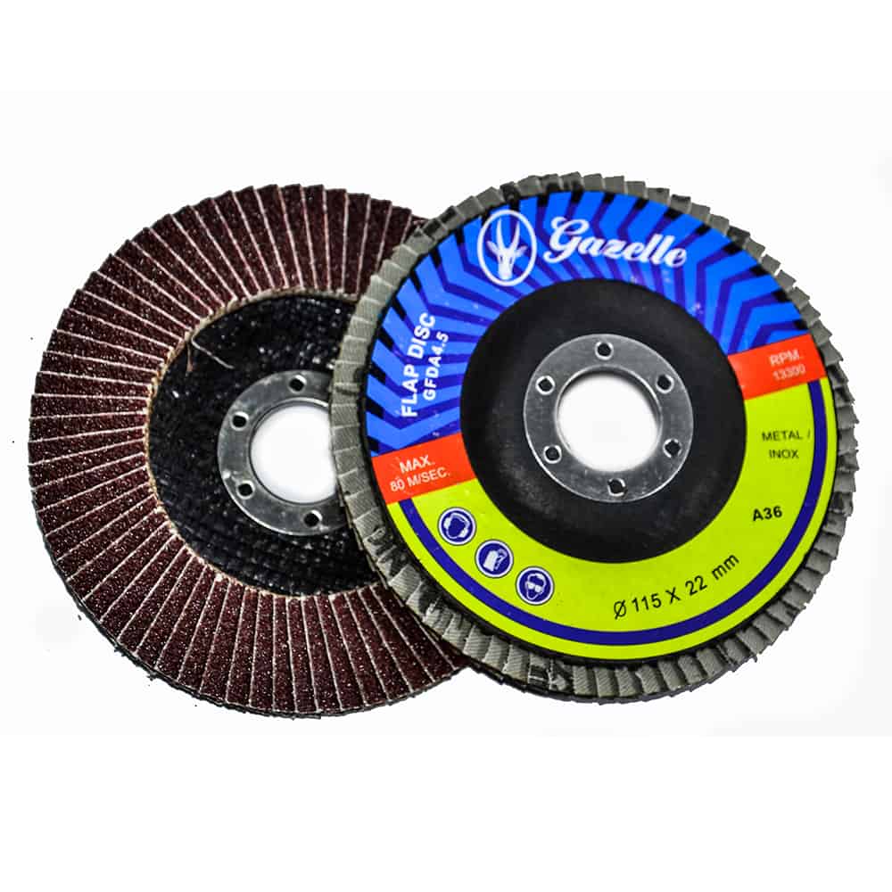 GAZELLE GFDA4120G Aluminum Oxide Flap Disc 4 In. 120 Grit (100mm)