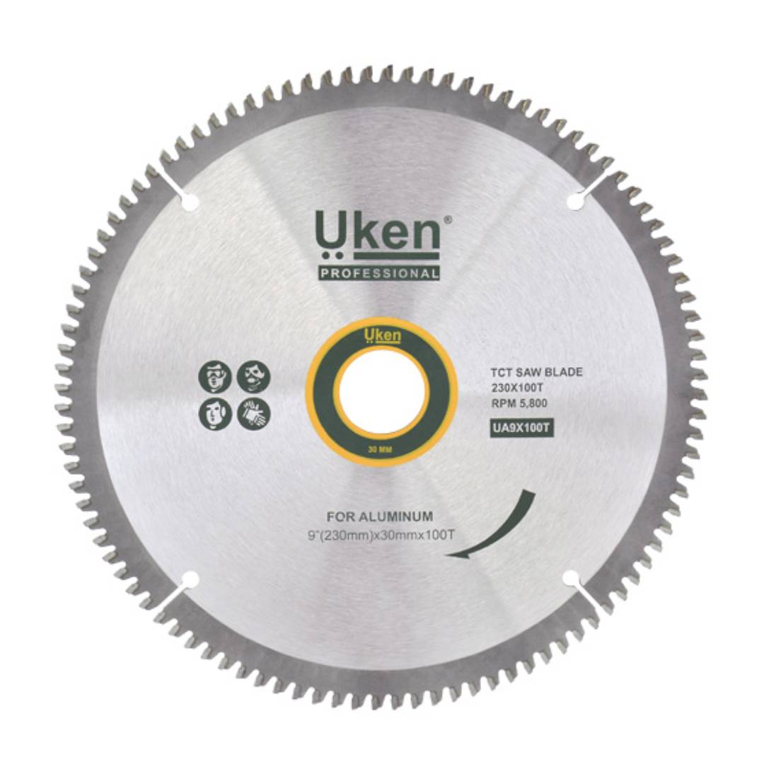 UKEN UA9X100T Circular Saw Blade, Aluminium cutting
