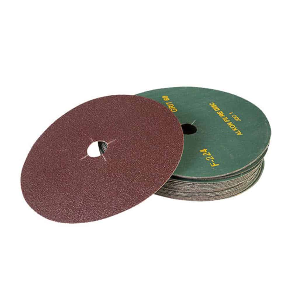 GAZELLE F224/4/60 Coated Fibre /Sanding Discs 4 Inches 100mm x 60Grits