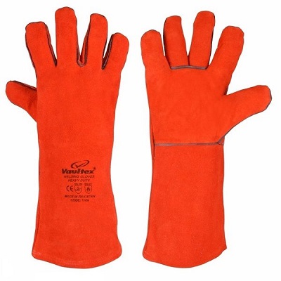 VAULTEX WGR Welding Gloves with Piping Red Color (16")