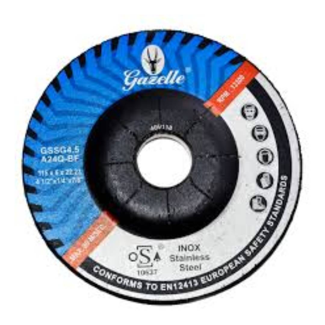 GAZELLE GSSG5 Stainless Steel Grinding Disc 5 In.125 x 6 x 22mm