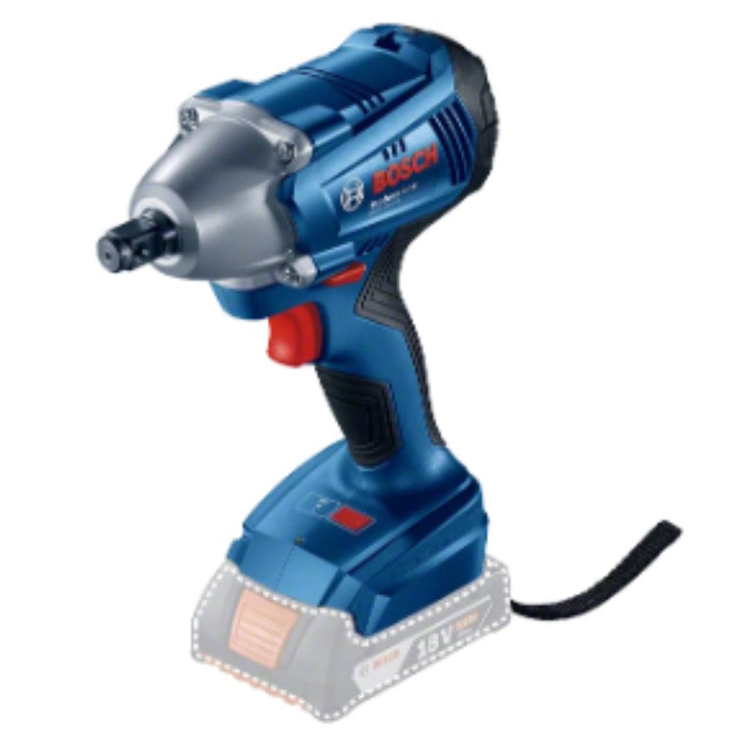 BOSCH GDS 250-Li Full Kit Dynamic 1/2" Cordless Impact Wrench 18V (2X4AH BATTERY)