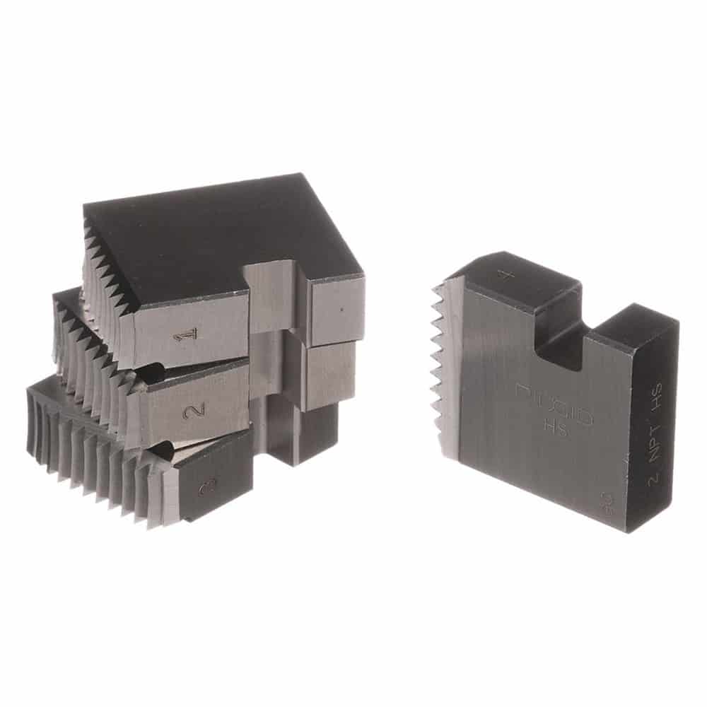 RIDGID 37895 Pipe Die Set, High Speed RH, NPT, 2 In