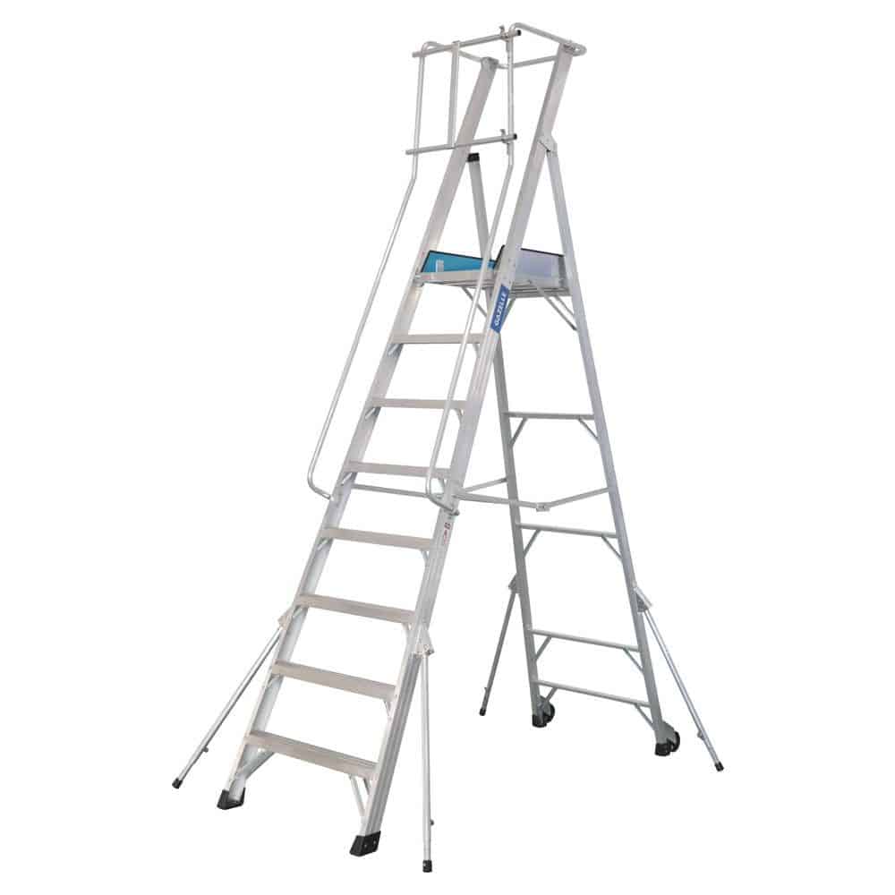 GAZELLE G5808 Aluminum Platform Ladder 8ft (2.3m)