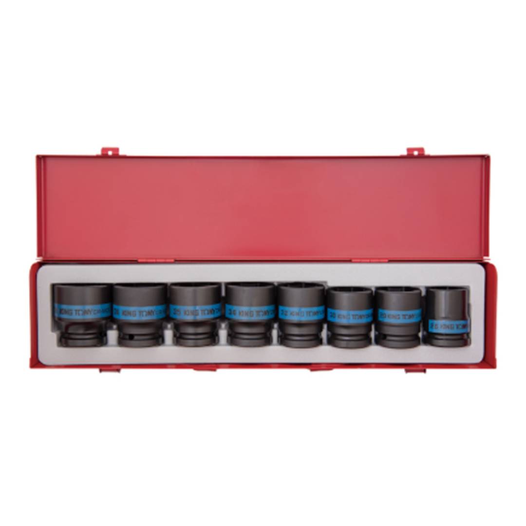 KING TONY 6409MP Impact Socket Set 3/4"Dr 8Pcs