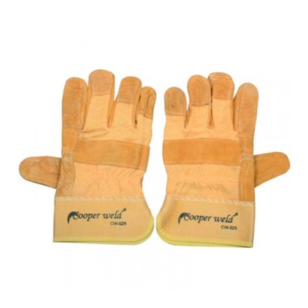 COOPERWELD CW-525 Gloves Leather Yellow H/D