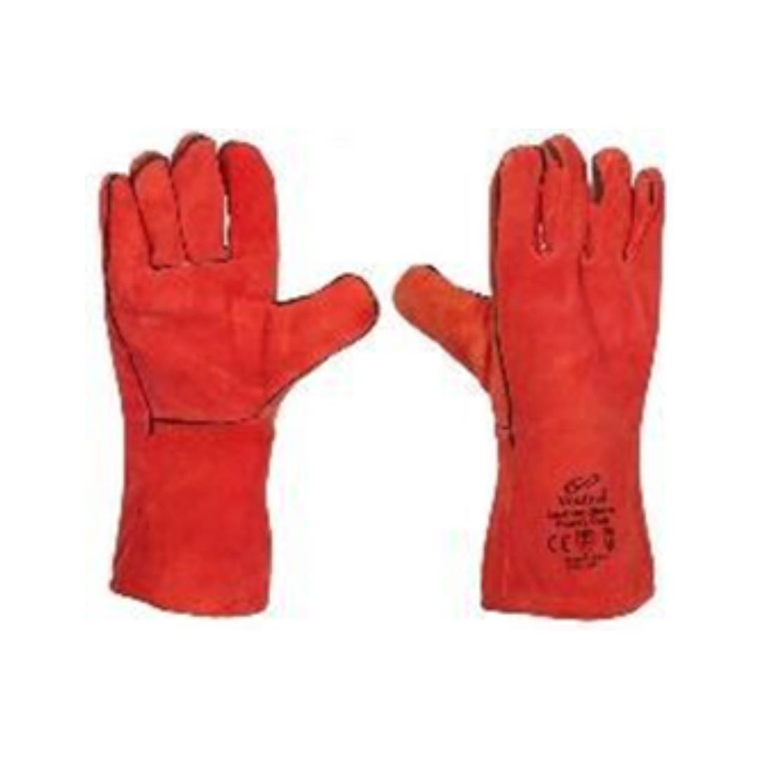 VAULTEX NAI Welding Gloves with Piping Red Color (14")
