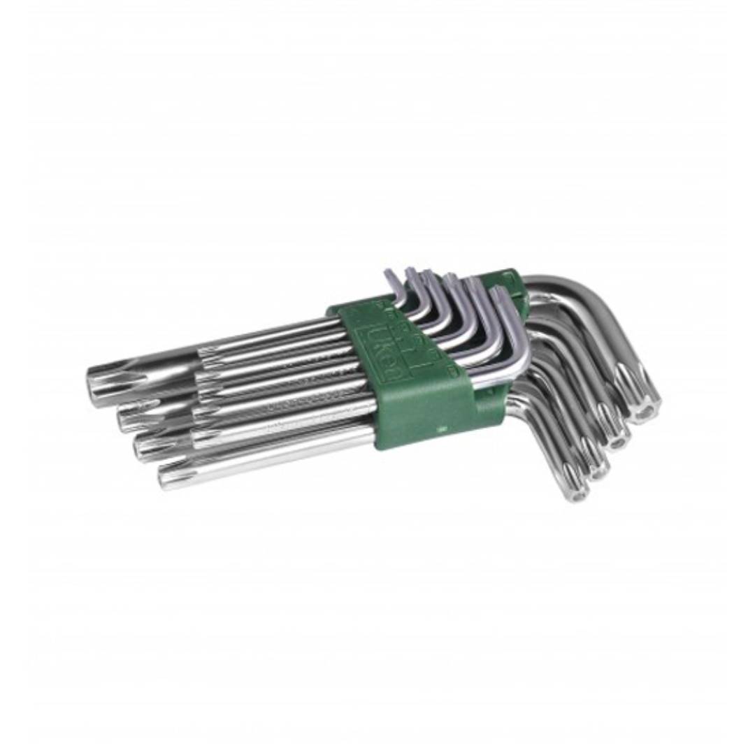 UKEN U1606 Torx Key Set, 10Pcs, Short