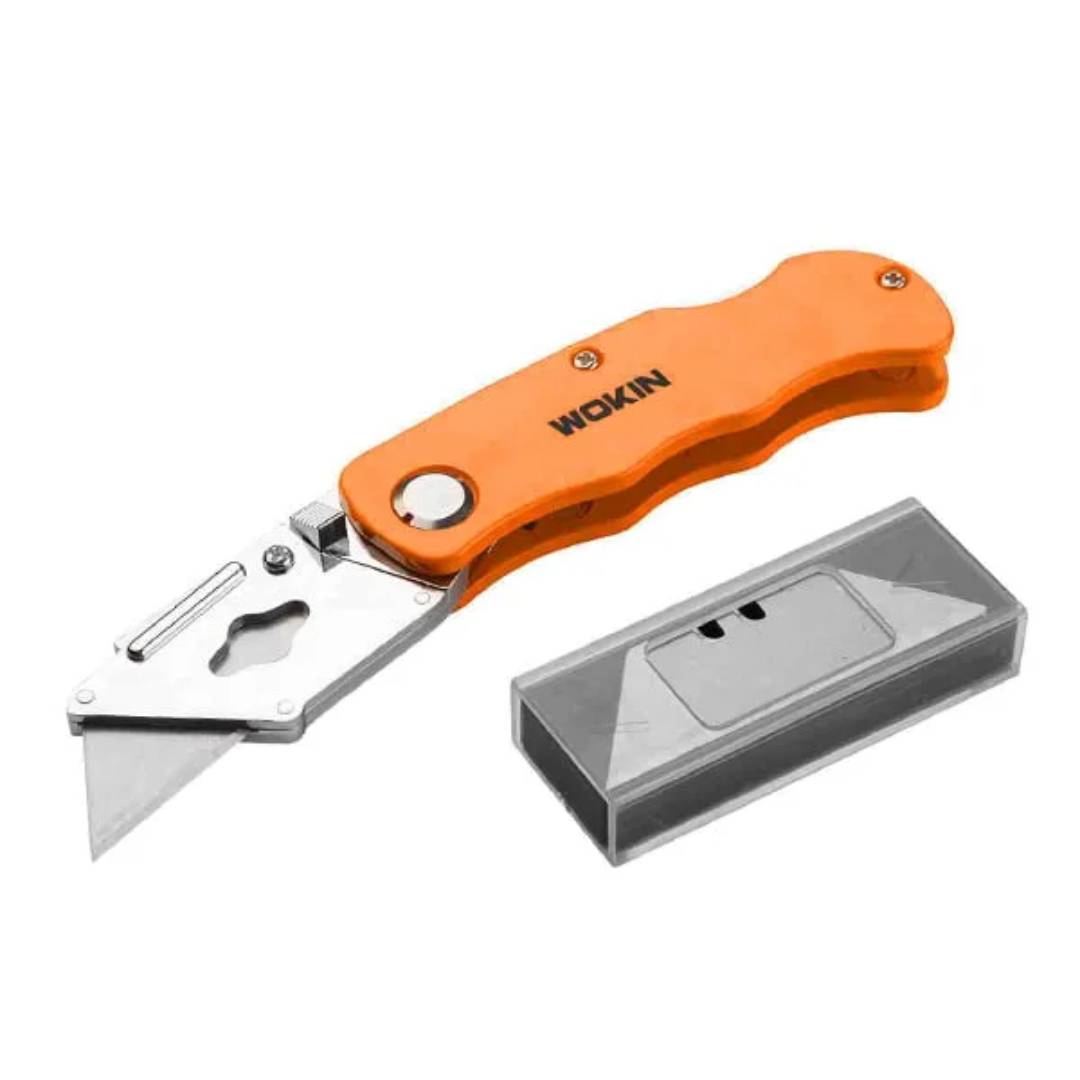 WOKIN 301119 Utility Knife with 5Pcs SK5 blades