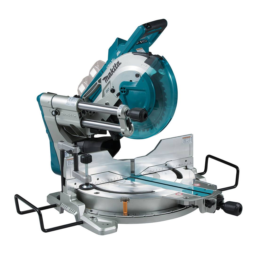MAKITA DLS111ZU Cordless Slide Compound Miter Saw 255Mm (Bl) For 18Vx2 Li-Ion Lxt