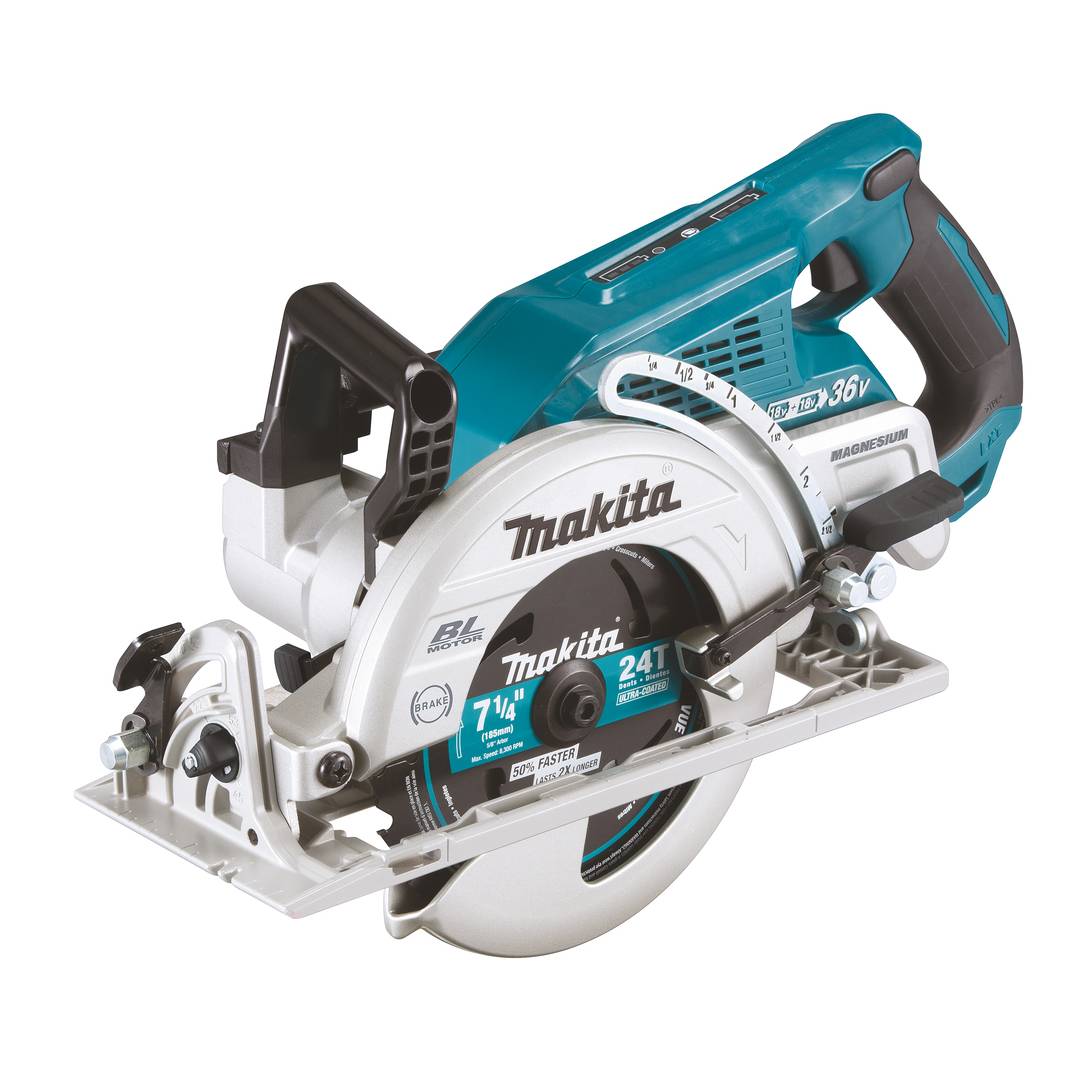 MAKITA DRS780Z Cordless Circular Rear Handle Saw 185 Mm 18V +18V