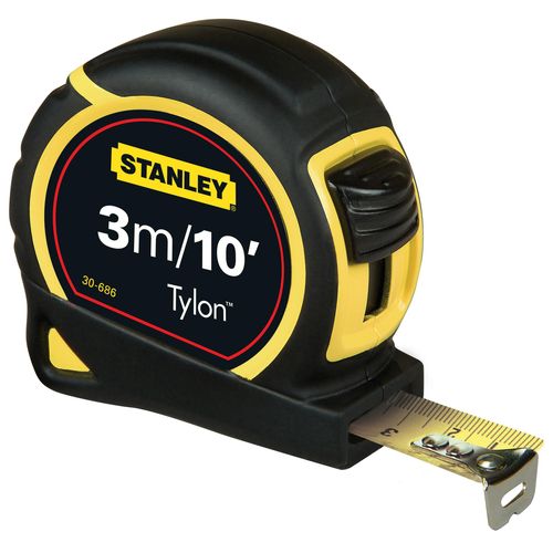 STANLEY Stht30686-8 Tylon Tapes Metric Imperial 3m E X 13mm