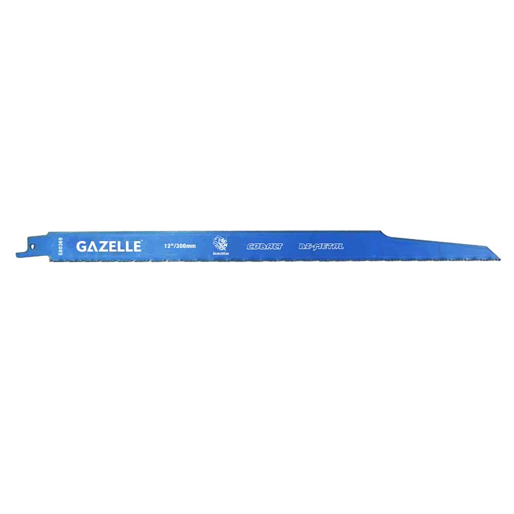 GAZELLE G80369 Bimetal Cobalt Reciprocating Saw Blade 12in 14T 5pcs