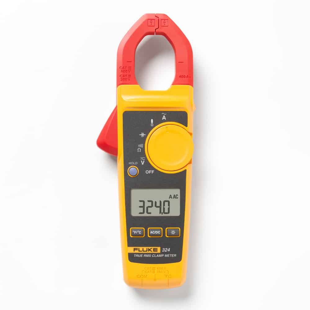 FLUKE 324 True RMS AC Clamp Meter with Temperature and Capacitance Measurement