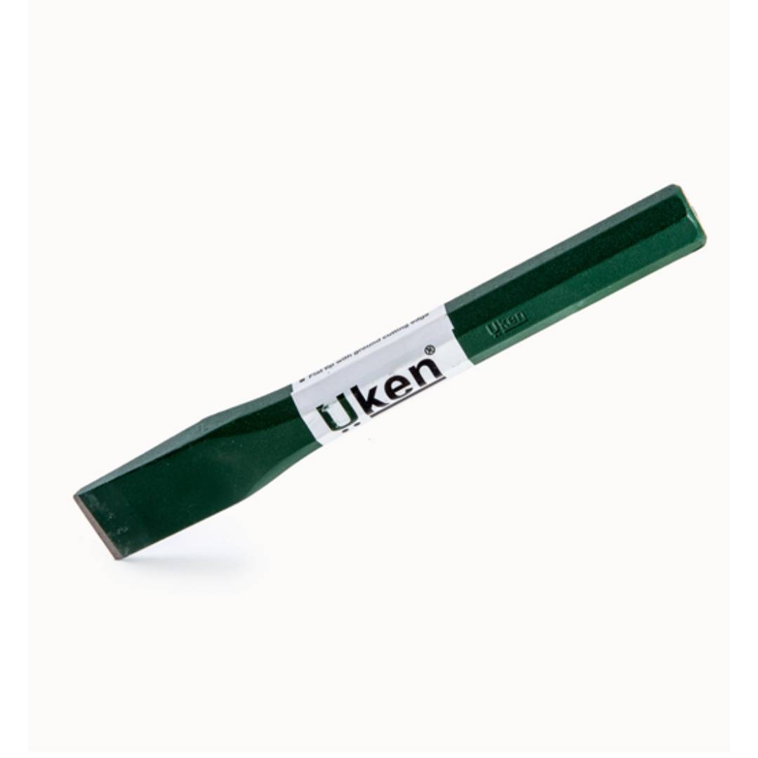 UKEN U7031 Flat Chisel 8" Super Duty Wisdom