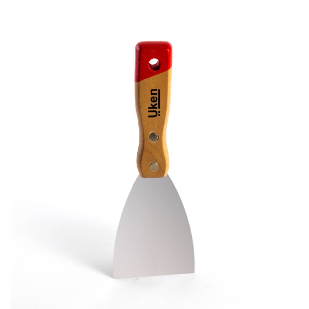 UKEN U1205 Scraper 3" Wood Handle