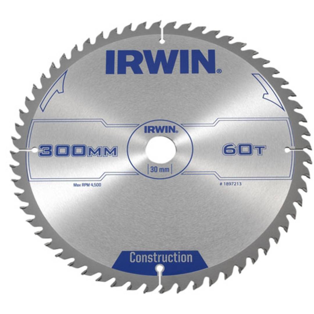 IRWIN 1897213 Professional Wood Circular Saw Blade 300 x 60T x 30mm