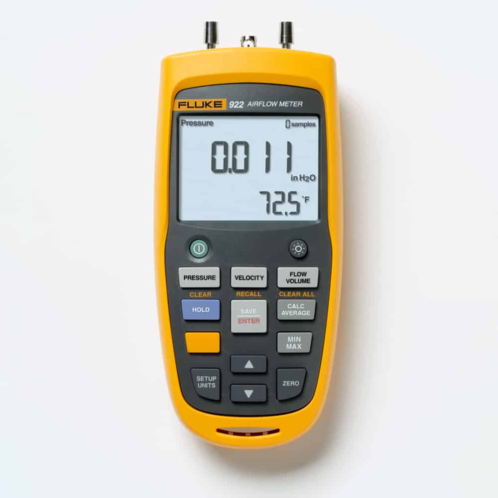 FLUKE 922  Airflow Meter / Micromanometer 1-80m/s
