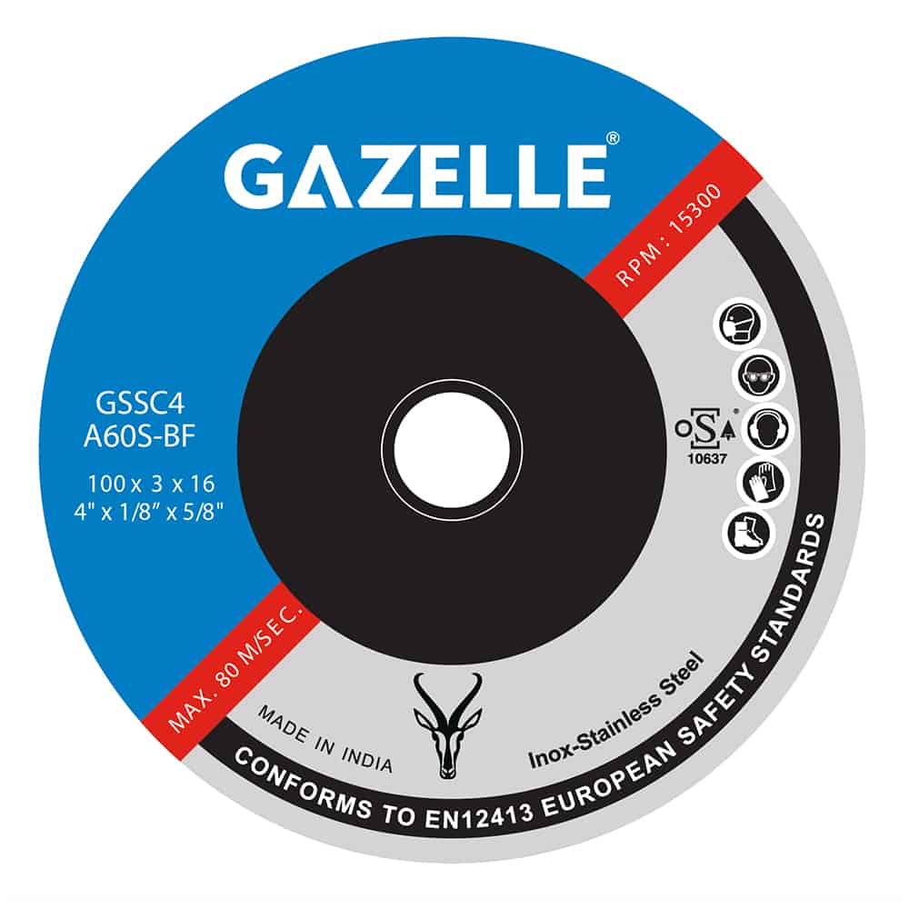 GAZELLE GSSC9 Stainless Steel Cutting Disc 9 In. (230mm)