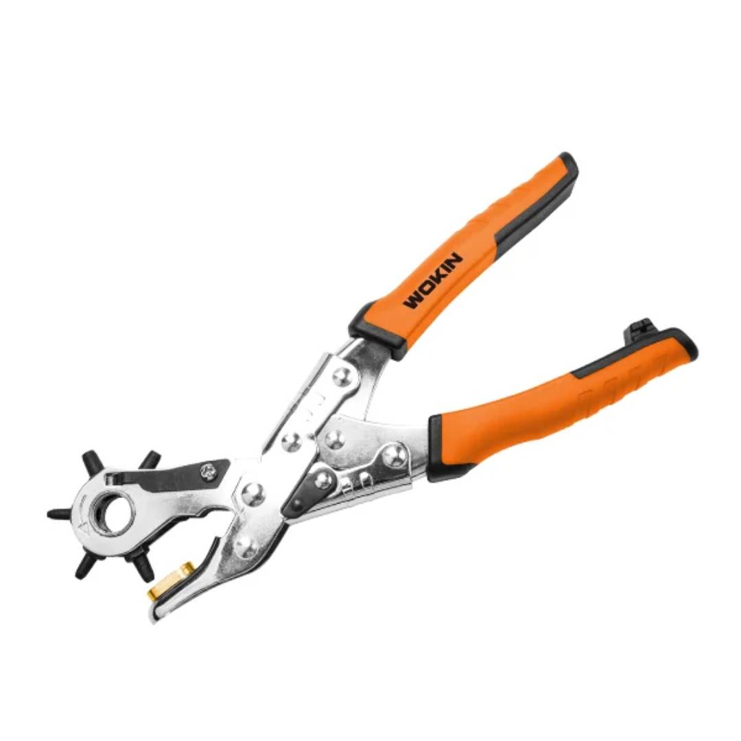 WOKIN 105195 Revolving Punch Pliers (Heavy Duty) (Industrial) 9"