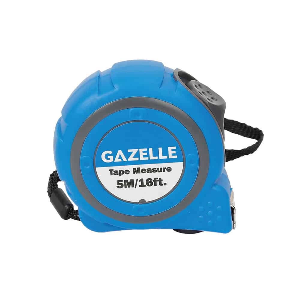 GAZELLE G80375 Tape Measure 5M(16FT) x 19mm chrome New