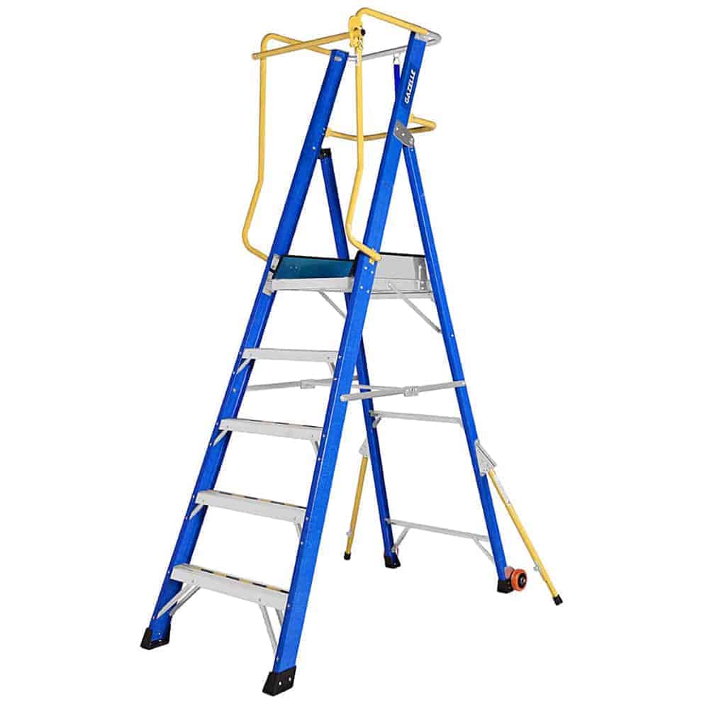 GAZELLE G3805 Fiberglass Platform Ladder 5ft (1.4m)