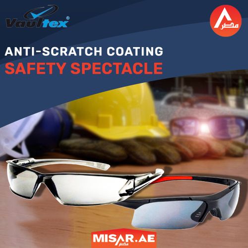 VAULTEX V07 Anti-scratch Coating Safety Spectacle Clear Free Size