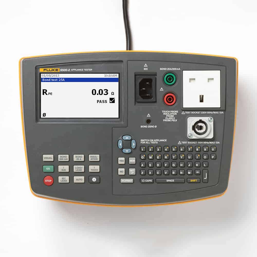 FLUKE 6500-2 Uk Portable Appliance Tester