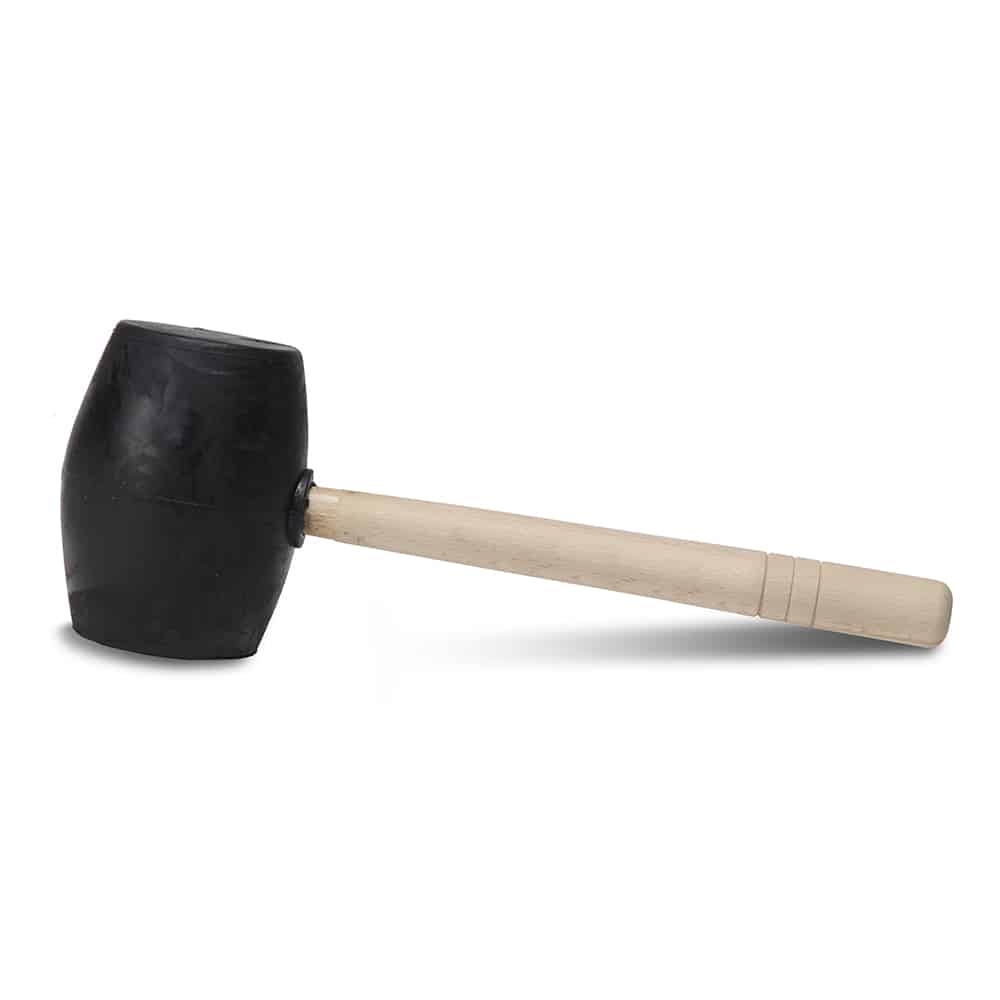 RUBI 65908 Black Rubber Mallet 26.4 Oz (750 Grams)