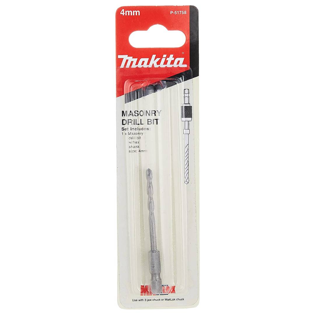 MAKITA P-51758 Masonry Drill Bit (Size # 4Mm)