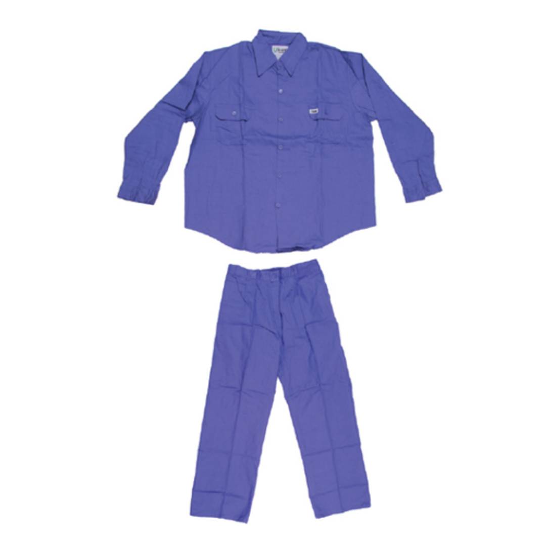 UKEN UPS100CXL Pant Shirt 100% Cotton Light Blue Color XL