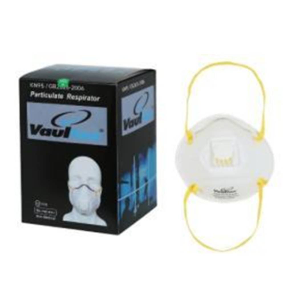 VAULTEX VMK 951V KN95 Cup Shaped Particulate Respirator with Valve (NON-MEDICAL)