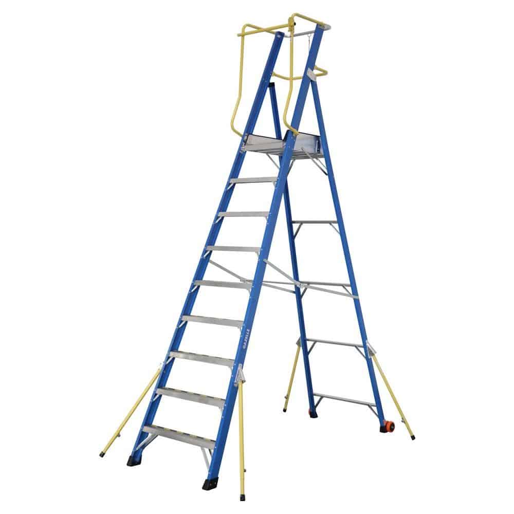 GAZELLE G3809 Fiberglass Platform Ladder 8ft (2.5m)