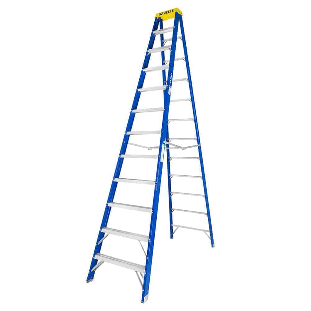 GAZELLE G3012 Fiberglass Step Ladder 12ft (3.6m)