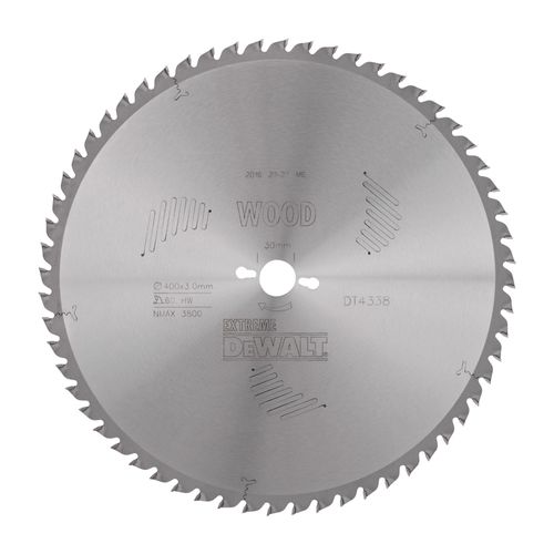 DEWALT Dt4338qz Circular Saw Blade Diameter 400 Bore 30 10deg 60t