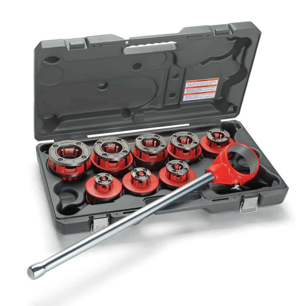 RIDGID 36475 Ratchet Threader Sets NPT, 1/2 to 2 In