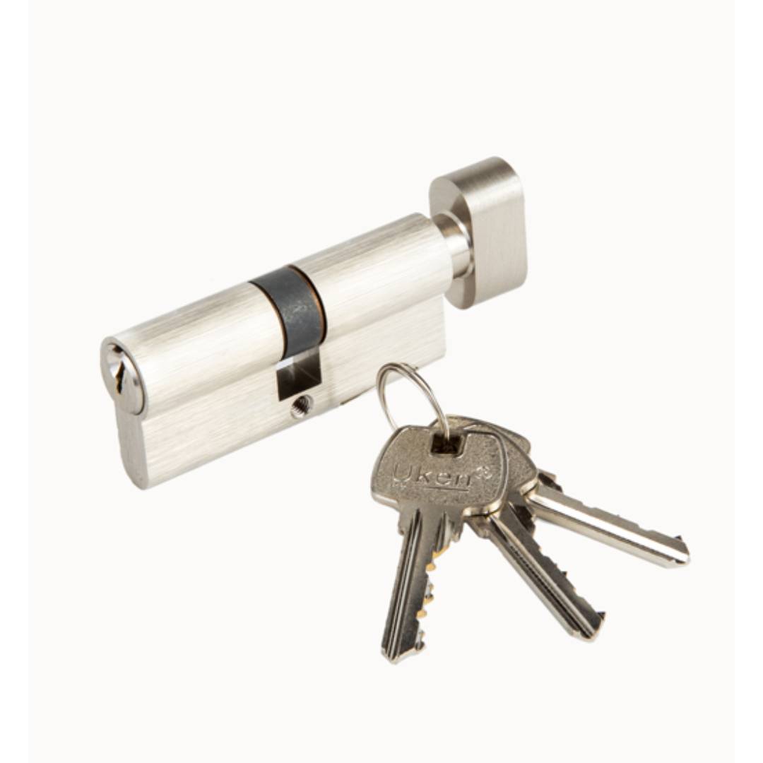 UKEN UI-024 Cylinder Lock 70mm With Knob