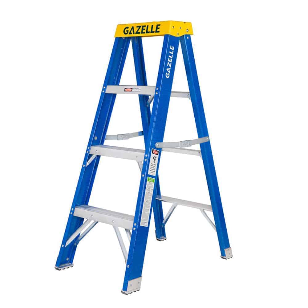 GAZELLE G3004 Fiberglass Step Ladder 4ft (1.2m)