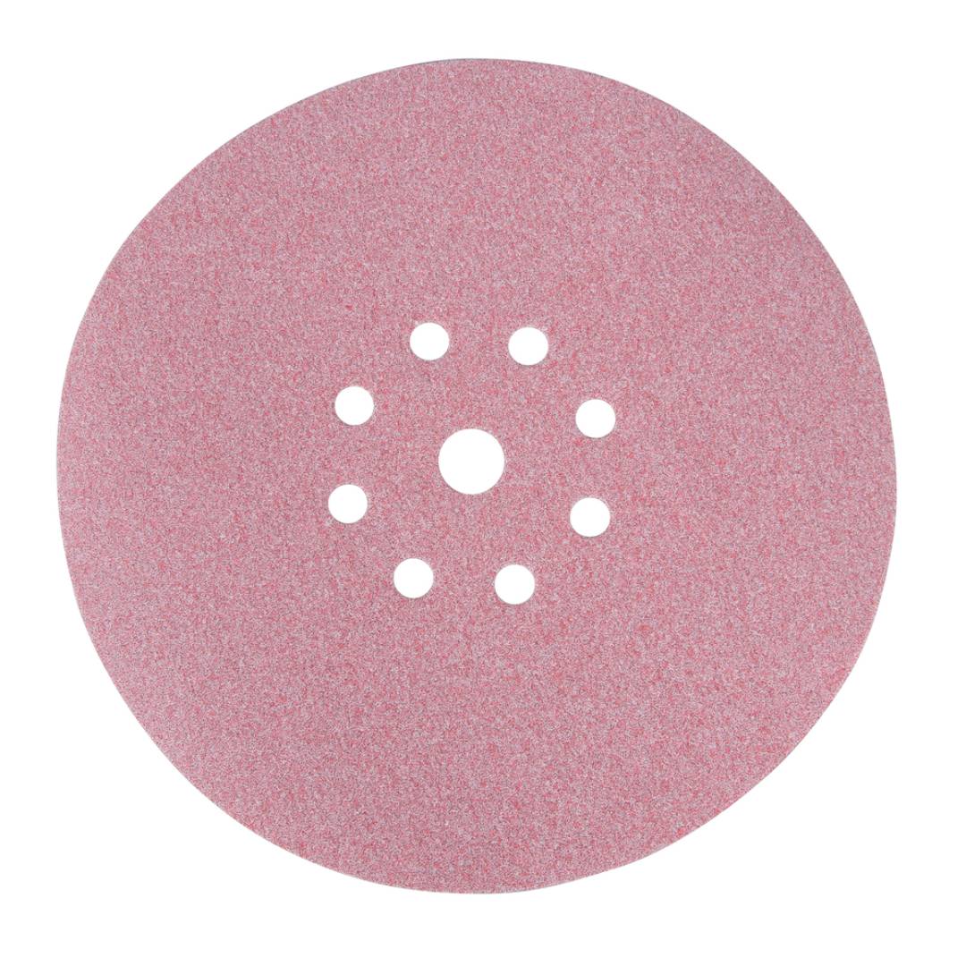 MAKITA B-68410 Abrasive Paper 25 Pcs, With 9 Holes 225Mm - 180 Grit