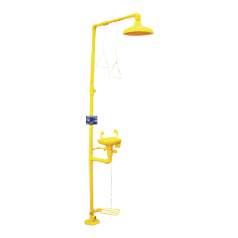 VAULTEX 6250 GI Safety Shower/Eye Wash Station (Hand and Foot Lever Operated)
