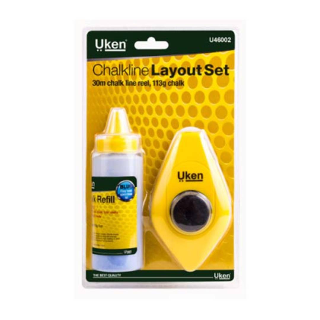 UKEN U46002 Chalk Line Reel Set