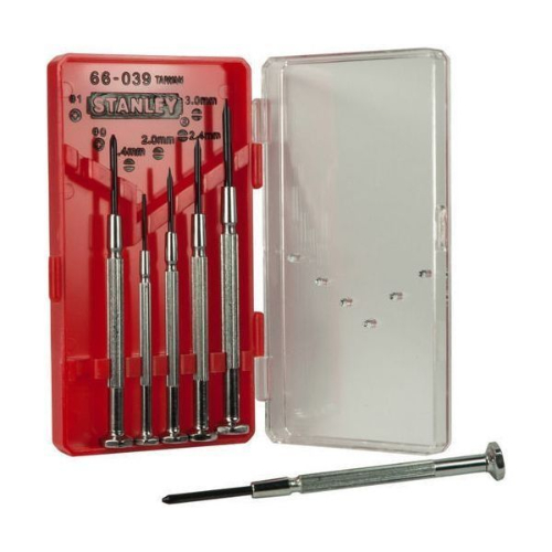 STANLEY Stht66039-8 Screwdriver Precision- 6 Pcs Set