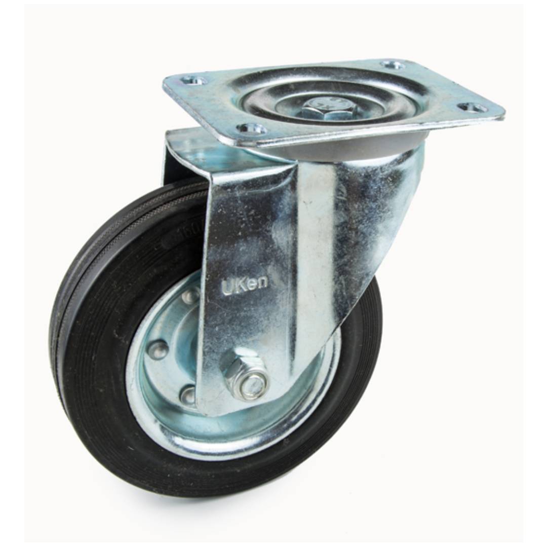 UKEN U5340S Caster Wheel Rubber 1.5" Swivel