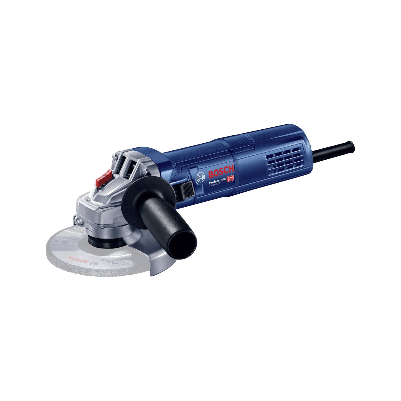BOSCH GWS 9-115 Professional Mini Angle Grinder 900W with Carbon Brush Free
